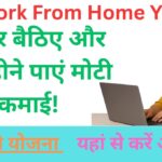 CM Work From Home Yojana: घर पर बैठिए और हर महीने पाएं मोटी कमाई!
